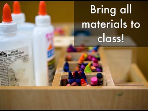 Bring Materials To Class