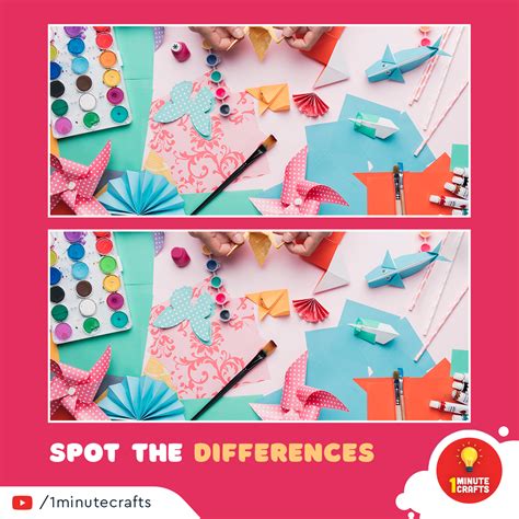 Guess The Difference Crafts Paper Crafts Diy Crafts