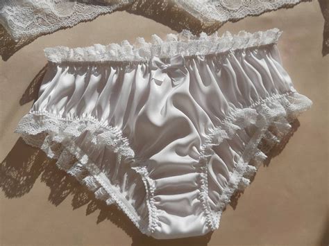 White Silk Panties Silk Knickers Women Sleepwear Silk Etsy