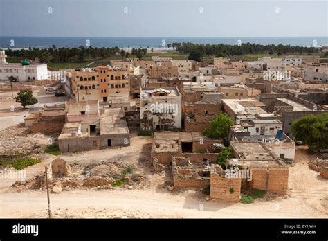 Oman Taqah View From The Fort Stock Photo Alamy