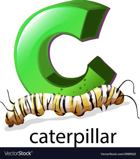 C Is For Caterpillar Template