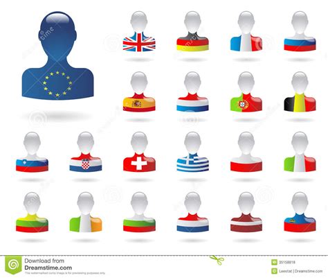 Flaggen stockfotos flaggen bilder alamy. Flaggen von Europa vektor abbildung. Illustration von ...