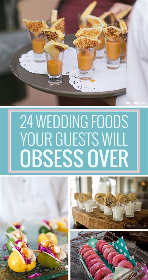24 Unconventional Wedding Foods Your Guests Will Obsess Over Huffpost Life
