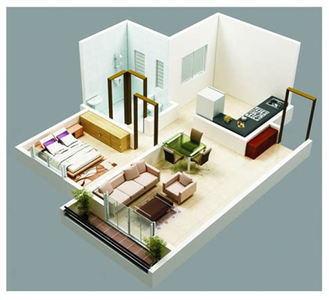 1bhk Plans Indian Style Home Interior Design 1bhk