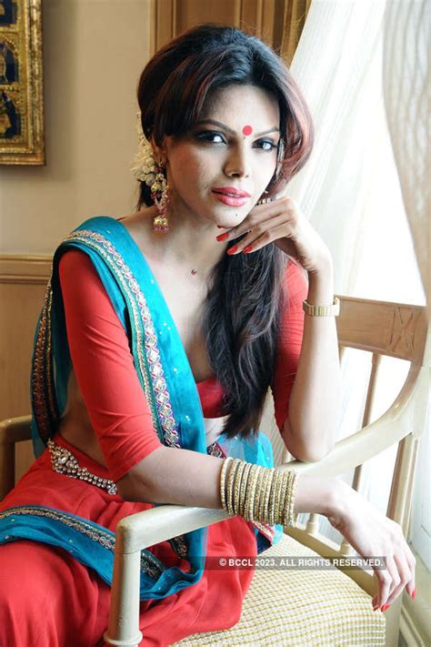 Actress Sherlyn Chopra Poses For The Cameras During An Exclusive Photo
