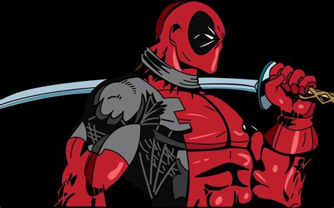Deadpool Anime Background Wallpaper