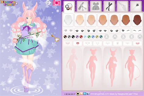 Anime Magical Girl Dress Up Game Play Online On Flash Museum 🕹️