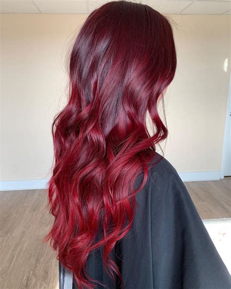 Ombré hair vermelho 50 ideias incríveis para iluminar o cabelo em cores