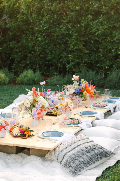 Bright Wildflower Bridal Shower With Crate And Barrel Bachelorette