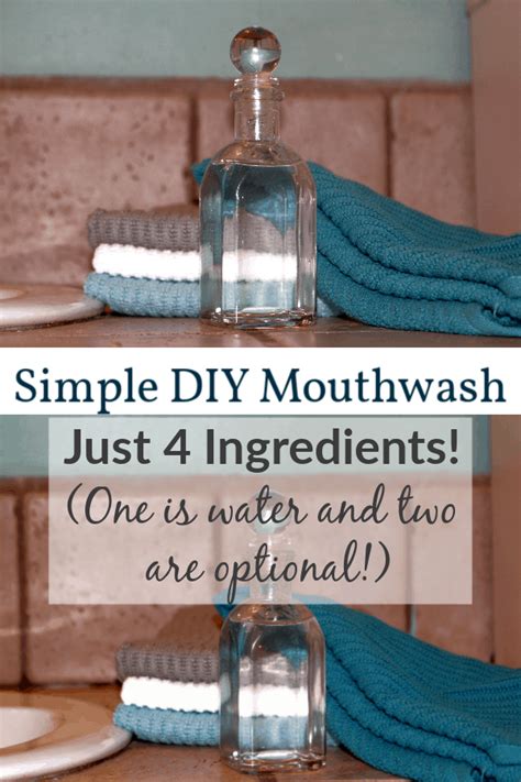 Simple Homemade Mouthwash Recipe