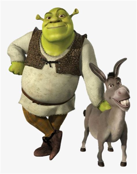 Report Abuse Shrek And His Donkey 793x1004 Png