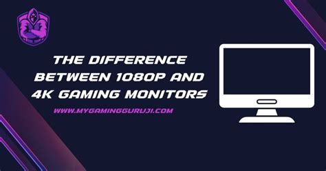 The Difference Between 1080p And 4k Gaming Monitors