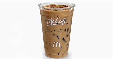 Starbucks came in second with an average of 267 milligrams, mcdonald's mccafe had 227 milligrams, and dunkin' donuts came in last with 220 milligrams per cup. McDonalds McCafe Secret Menu Drink Shamrock Iced Coffee