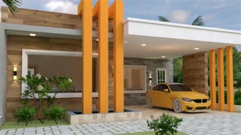 In case you need some another ideas about the patio decking designs. Low cost modern House Design (10X18 M) - YouTube