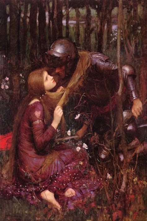 La Belle Dame Sans Merci C Canvas Wall Art John William Waterhouse John William Waterhouse