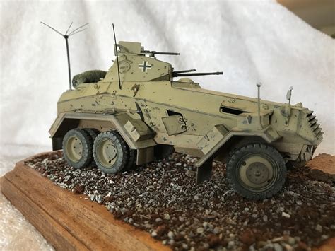 German Wheeled Sd Kfz Plastic Model Military Vehicle Kit Free