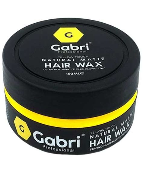 Yellow Touch Natural Matte Gel Hair Wax Gabri Profession