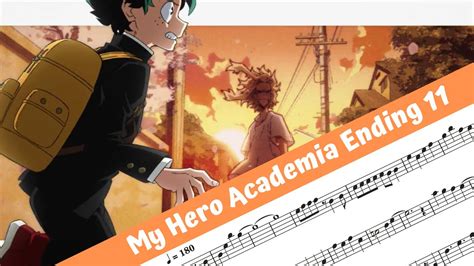 My Hero Academia Ending 11 Flute Youtube