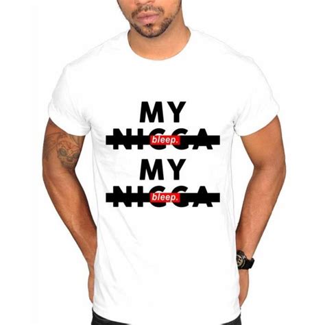 My Nigga My Nigga Slogan T Shirt Tee Clothing Achat Vente T Shirt Cdiscount