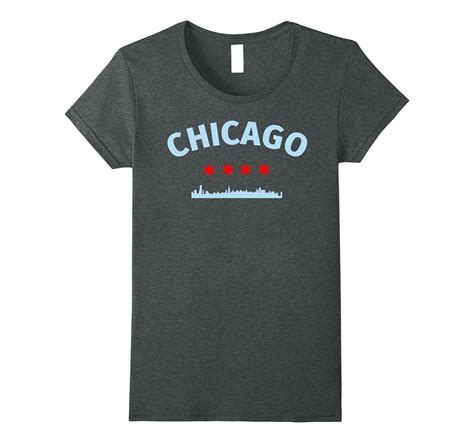 Chicago City Chicago Flag Tshirt Chicago Illinois Tshirt
