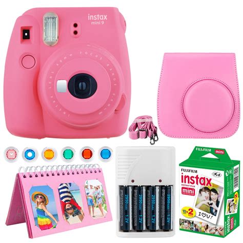 Fujifilm Instax Mini 9 Instant Camera Flamingo Pink Fujifilm Instax