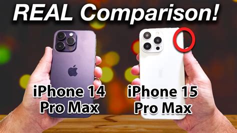 Iphone 15 Pro Max Comparison To Iphone 14 Pro Max First Look Dummy Model Youtube