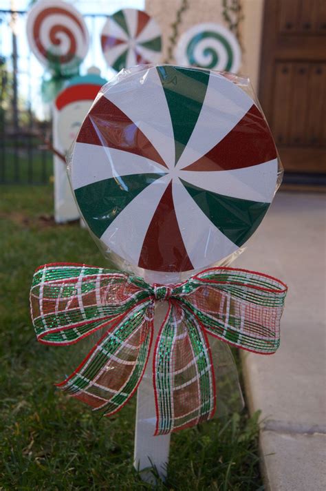Christmas Lollipops For Yard Decorations By Lollipopsgalore On Etsy