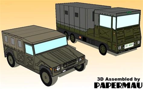 Easy To Build Military Vehicles Paper Models By Sakamoto Sanda