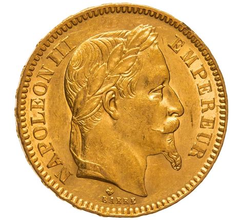 Buy 1866 Gold Twenty French Franc Coin From Bullionbypost From 52750