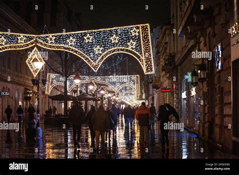 Picture Of The Belgrade Christmas Decorations On The Kneza Mihailova