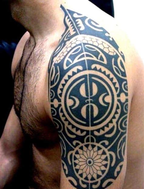In fact, many guys look at tribal tattoo designs first when they want to… discover cool designs tied to ancient rites with the top 90 best tribal sleeve tattoos for men. Top 60 Best Tribal Tattoos For Men - Symbols Of Courage