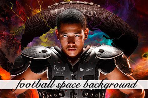 Woody Walters Digital Photo Candy Layered Football Space Background