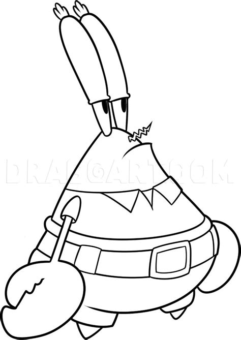 How To Draw 3d Mr Krabs Step By Step Drawing Guide By Dawn