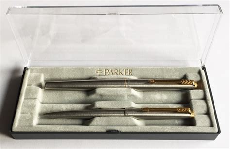 Parker 45 Flighter Pen Set ~ Fountain Pen And Ballpoint Pen Catawiki