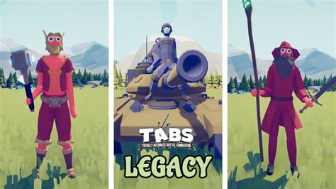 Tabs Legacy Campaign All Levels Walkthrough Totally Accurate Battle