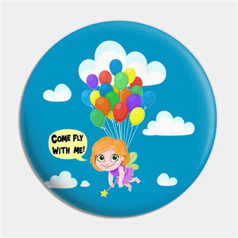 Come Fly With Me Fairy Pin Teepublic