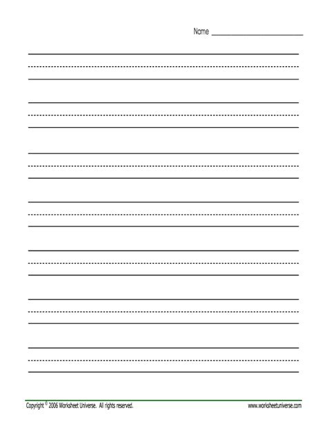 All of these free pdf handwriting charts and flashcards can be easily printed right from your computer to encourage good handwriting and make it easier for these worksheets and flashcards can also be laminated to make them resuable to help save paper and ink. Editable Handwriting Paper - Fill Online, Printable ...