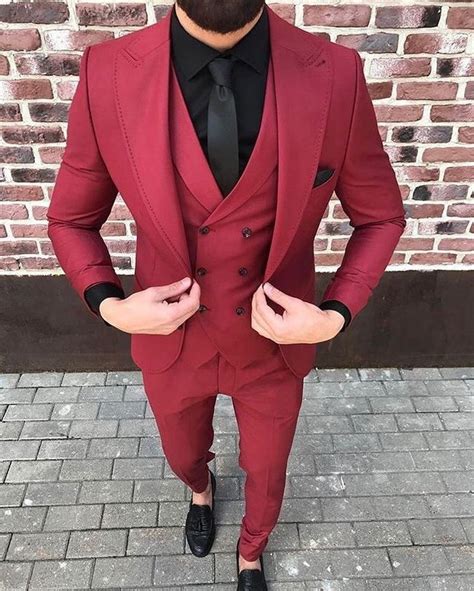 Beautiful Red Suit Prom Suits For Men Designer Suits For Men Blazer