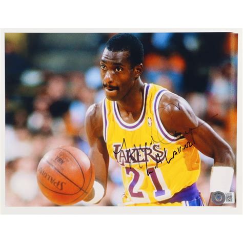 Michael Cooper Signed Lakers X Photo Inscribed L A Laker Beckett