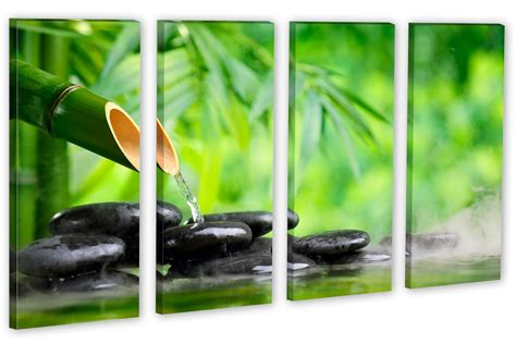 Zen Art Spa Wall Art Spa Stones Canvas Print Zen Wall Art Etsy