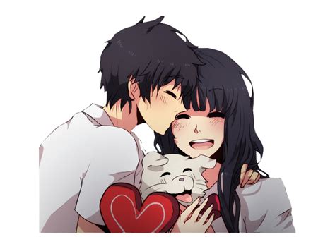 Anime Couple Love Transparent Background Png Mart