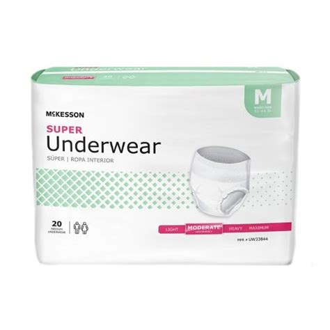 Mckesson Unisex Moderate Absorbency Adult Super Incontinence Disposable