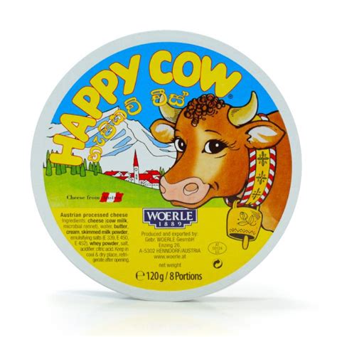 Happy Cow Cheese Round Box Portion 120g