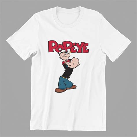 Men S Popeye The Sailor Man T Shirt Popeye Shirt Etsy