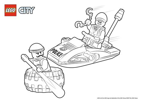 Lego City Coloring Pages To Print And Color