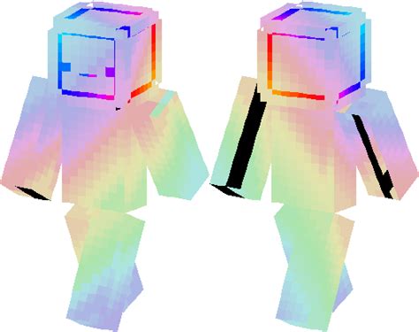Rainbow Man Minecraft Skin Minecraft Hub