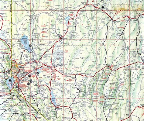 Interstate 80 Nevada Map