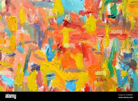 Color of lifes. Expressionist mood, texture Brush paint drawn vivid