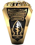 Special Forces Valor Ring | Special forces, Special operations command, Army rings