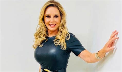 Carol Vorderman Squeezes Curves Into Skintight Catsuit Ahead Of Pride